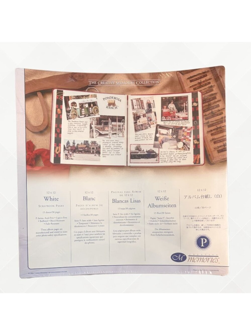 Creative Memories P-Series Pages • 12x12 • 30 Pages • New  •  Free Stickers